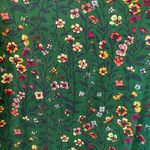 Anthropologie Maeve Green Floral Turtleneck Shirt Whimsy Fairy Women size Small Photo 2