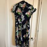 Blue Island  button down midi dress Photo 1