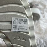 Clarks Jillian rise ultra comfort pewter metallic sandals, size 8 = Photo 8