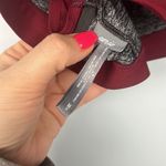 Aerie  Grey/Burgundy Layered Light-Support Mesh Sports Bra Size medium Photo 3