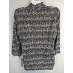 Coral Bay Black & Tan Print Duet Top Photo 5