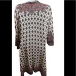 Chico's Chico’s Mixed Print Long Cardigan Size M/1 Boho Bohemian Printed Festival Fall Photo 5