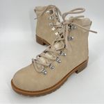 Style & Co . Maariah Faux Suede Lace Up Ankle Boots in Beige Size 6M MSRP $90 Photo 1