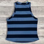 Doe & Rae  Blue Striped Racerback Tank Top NEW Womens S Cotton Stretch Photo 4