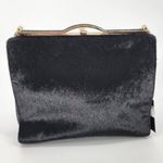 Ameri Mode Black Faux Fur & Glitter Convertible Purse Women’s One Size Photo 14