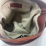 American Leather Co shoulder bag Carmel Brown Side Pockets Boho Classic Cottage Photo 9