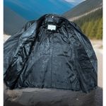 VTG Mitsu New York Milan Paris, Women's Black Blazer‎ Leather Jacket, Size 2x Photo 3