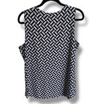 Chico's  Black‎ and White Geometric Tank Top - Size 3 (XL) Photo 3
