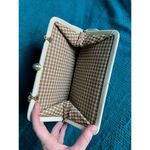 purse clutch handbage vinyl taupe Tan Photo 7