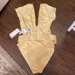 Billabong  x Salty Blonde Sun Dipped one piece yellow polka dot swimsuit Photo 3