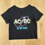 Cotton On - AC/DC Live 1978 Tour Cropped tee in Black Photo 0