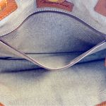 Dooney & Bourke Brown Suede Tote Bag Photo 10