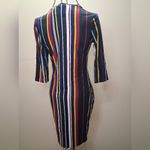 La Gypsy NWOT DRESS SEXY Multi-coloured striped with tie front detail #stripedd Photo 4