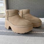 UGG  Classic Ultra Mini New Heights Mustard Seed
Boots Size 5 Photo 1