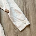 Eileen Fisher  White Standard Collar Shirt Jacket Size S Petite NWT Photo 8