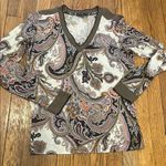 Etro vintage wool blend Paisley V Photo 0