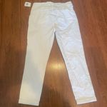 Kylie Crop Jeans with Rollup Cuff in White, A28 White Size 31 Photo 1