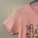 Next Level Apparel ⭐️Next Level pink disney happiest birthday on earth tshirt size large Photo 6