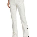 Derek Lam 10 Crosby Women's White Tesse Snap-leg Flared Pants Size 8 New Photo 0
