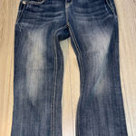 Miss Me  mid rise crop capri cropped Women's Blue Jeans denim Photo 0