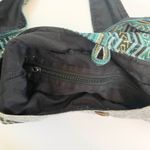 Royal Collection Hippie Hobo Bag Lotus Flower Crossbody Shoulder Bag Bohemian Blue Photo 9