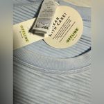 Offline By Aerie Crop Top Women’s Size Small P Lined Light Blue Stretch Seamless Photo 6