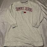 Tommy Hilfiger  Light Gray Sweatshirt Dress Photo 0