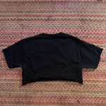 GIDDY UP COWBOY HAT BLACK GRAPHIC CUT OFF CROP TEE Size L Photo 2