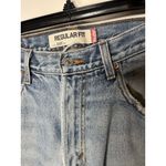Levi's  505 Regular Fit Jean Medium Wash Distressed 90s Grunge High Rise 34x30 Photo 3