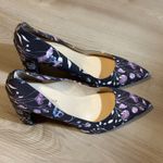 Ivanka Trump Floral Print Pointed Toe Block Heels Women Size 10 Photo 5