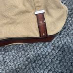 Polo Ralph Lauren Vintage 90's Canvas leather Tote Bag Multi Pocket Khaki Tan Photo 8