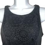 Urban Outfitters ‎  STARING AT STARS Black Crochet Peplum Hem Top EUC Small Photo 2