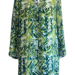 Margaritaville Batik Lace Up Tunic Swim Cover Photo 0