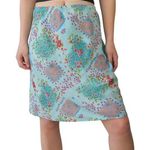 My Michelle Vintage 90s  Blue Floral Skirt Photo 0