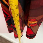 Dress Barn ‎ Red Orange Beaded Babydoll Dress Boho Thanksgiving Holidays Sz 6 Photo 4