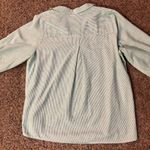 Christopher & Banks Christopher Banks Blouse Womens X Used Green Striped Photo 15