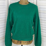 Vylette Bauble Stich Crew Neck Crop Sweater Green Juniors Large Pullover Size undefined Photo 0
