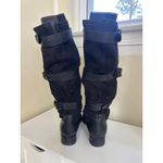 Cole Haan Cole Hahn Air Avalon Black Leather Triple-Buckle Knee Boots Size 8.5 Riding Photo 4