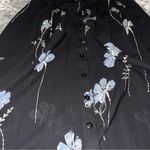 Alfred Dunner Floral Skirt Black Size 10 Photo 2
