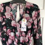 Show Me Your Mumu NWT SMYM Rocky Romper Diana Rose Small Women’s Floral Black Photo 2