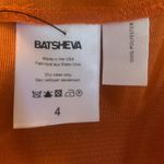 Batsheva NEW Prairie Victorian vampire womens Dress in Orange Moire Size 4 Photo 12
