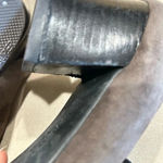 Franco Sarto Women's Franco Sardo Suede Dress Shoes-2 Tone-Heels-9 1/2 Slip-on Photo 5