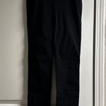 Black Stretchy Zipper Dress Pants Photo 4