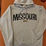 J. America University of Missouri Hoodie Gray Embroidered Tiger Logo women’s size small Photo 0