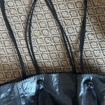 Rugby North America Black Genuine Soft Leather Sac Tote Shoulder Bag Photo 7