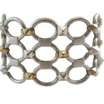 Stella & Dot Jewelry Marnie Link Bracelet Gold/Silver | Size: Fits Sm- Lg Wrists Photo 0