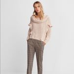 EXPRESS ✨Pink Oversized Ruffle Cowl Neck Sweater✨ Photo 1