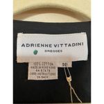 Adrienne Vittadini Aderienne Vittadini Black Gold Button Stretch Blazer Sz. 10 Photo 2