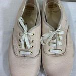 Keds Women's x Kate Spade Sneakers Size 7.5 Pink Leather Lace Up Photo 0