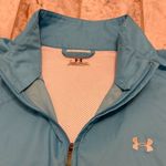 Under Armour NEW women's large blue 1/4 zip pullover jacket Photo 4